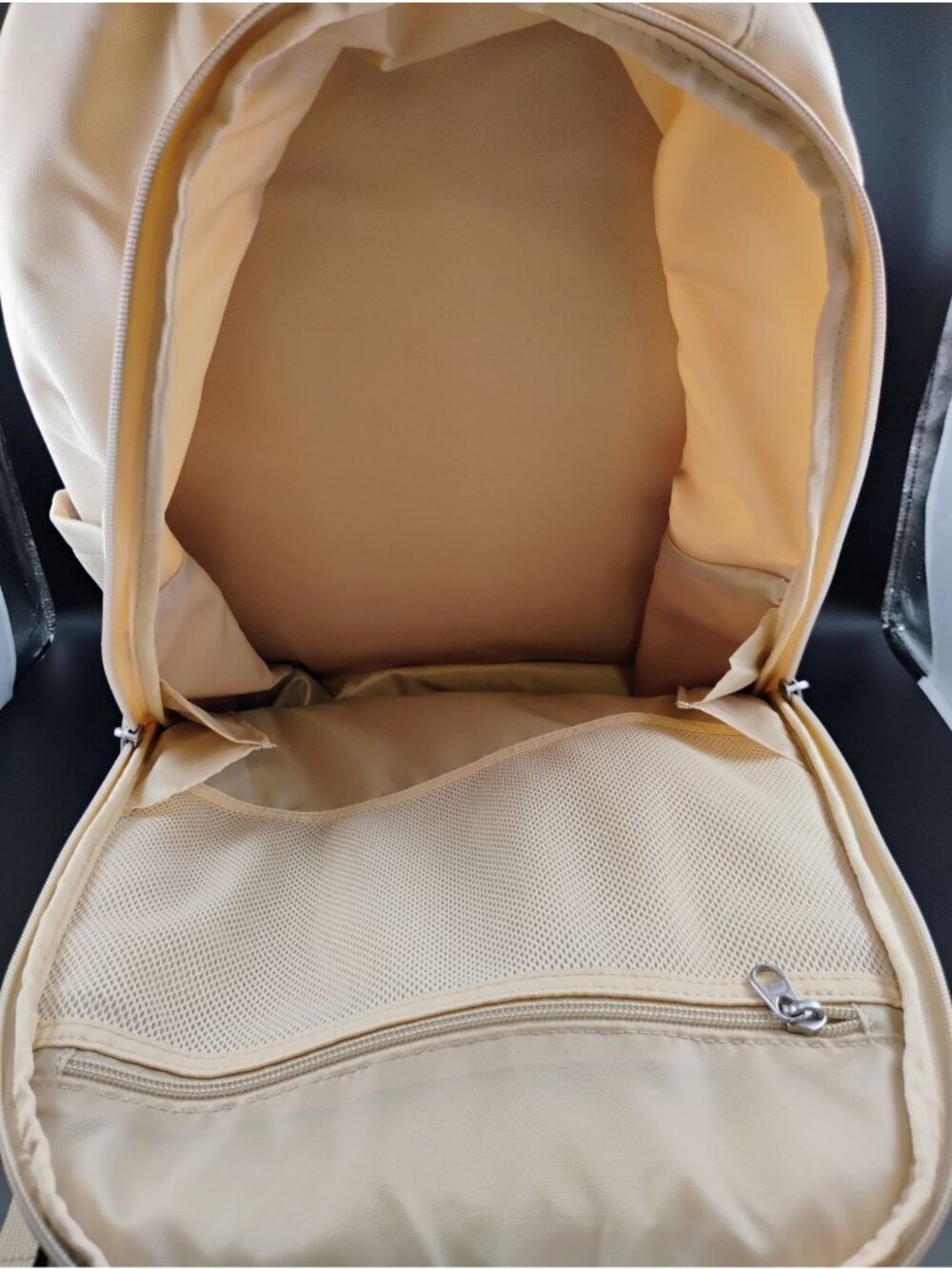 All In Motion Travel Backpack Beige Multifunctional Lightweight Design - Picture 8 of 12
